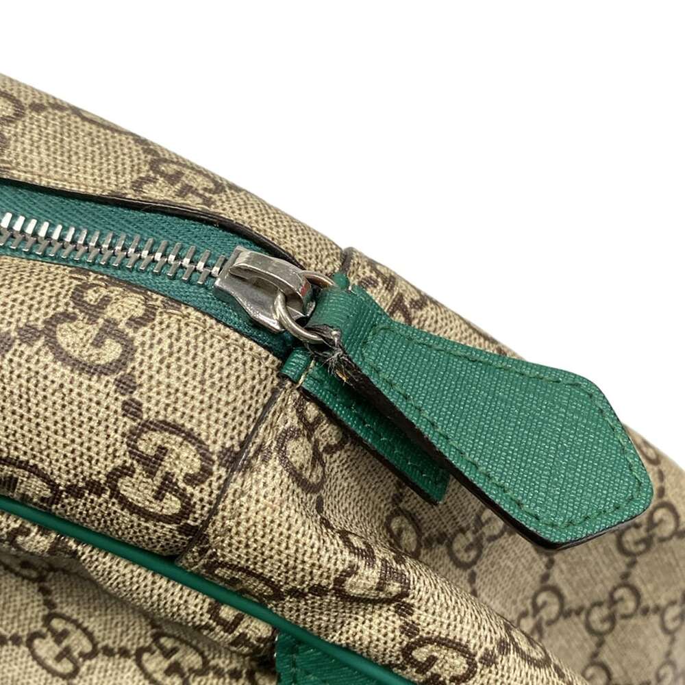 Gucci Childrens/GG Supreme Backpack 433578 Beige Green Multi - Picture 11 of 15